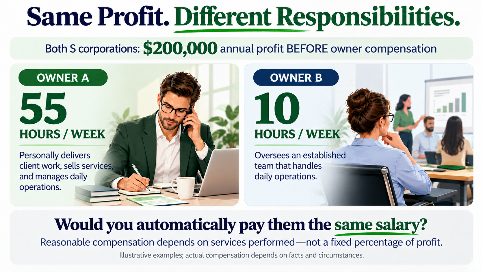 S Corporation Owners: Is Your Salary Reasonable—or Just Convenient?