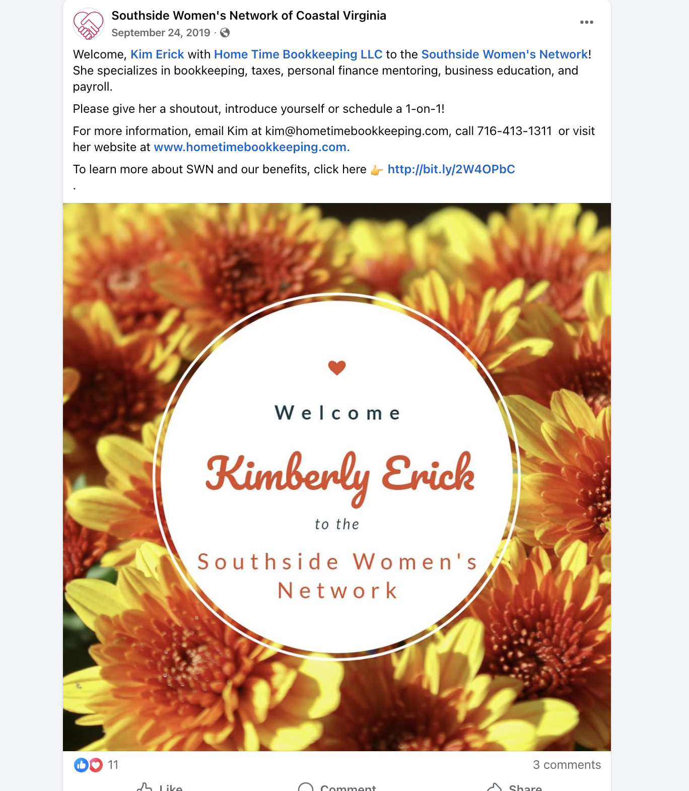 Welcomed to Southside Women's Network