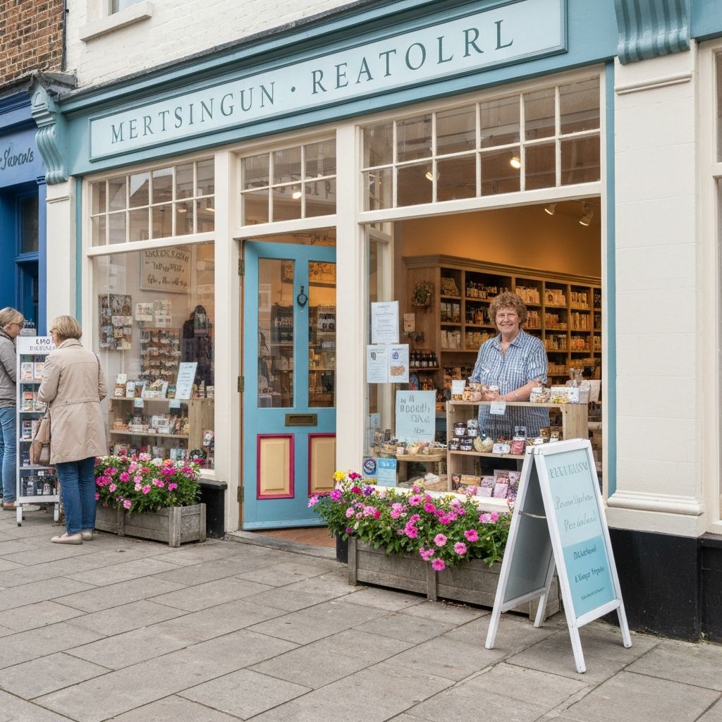 Small business storefront